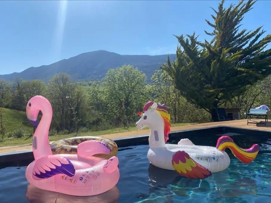 Balcons Du Royans.Logement Entier Piscine Saint-Jean-en-Royans